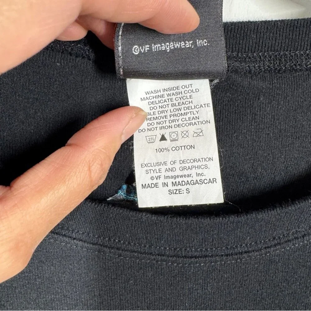 Vintage Y2K 2005 Harley Davidson Black Long Sleeve Graphic Tee Size S - Picture 7 of 15